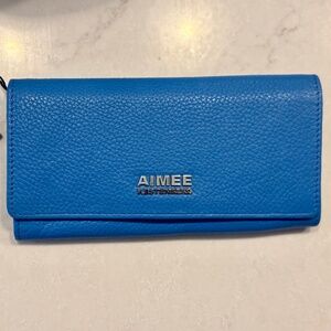 AIMEE KURSTENBURG SKY BLUE WALLET